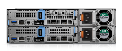dell C6520 server rear