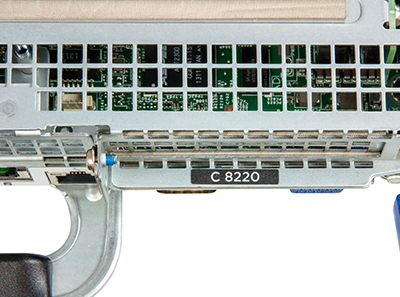 PowerEdge C8220 detail back of system C8220 compute node detail back of system