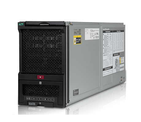 HPE Synergy D3940 Storage Module front, side view
