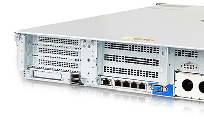 Expansion slots on back of HPE DL380 Gen10