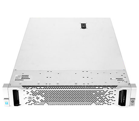 HPE DL380 Gen9 front perspective with bezel