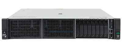 HPE DL385 gen10 server front of system