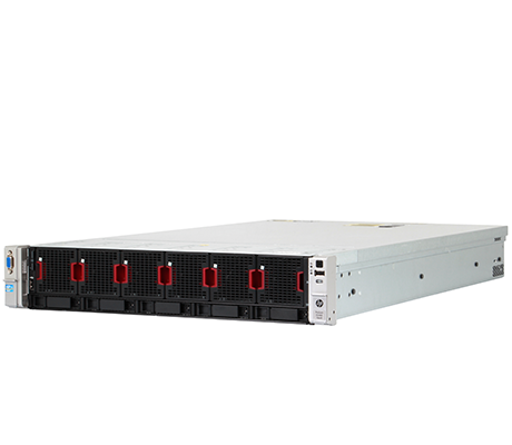 HPE DL560 Gen8 front perspective with bezel