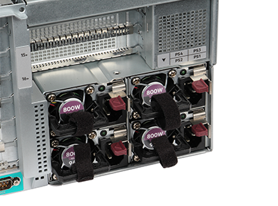 HPE ProLiant DL580 Gen10 power supplies, detail