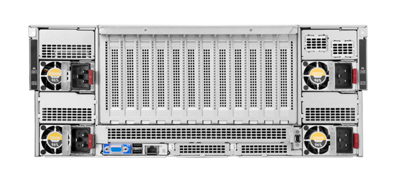 HPE DL580 Gen12 detail rear