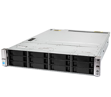 HPE DL80 Gen9 front perspective 12-bay chassis