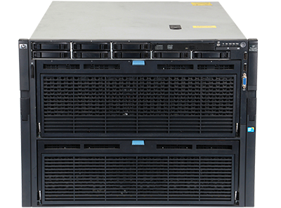 HPE DL980 Gen7 server front of the system