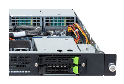 E143-E30 server front panel Gigabyte E143-E30 server drive cages