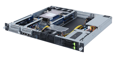 Gigabyte E152-ZE0 front panel view