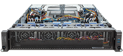 Gigabyte E283-Z91 front detail