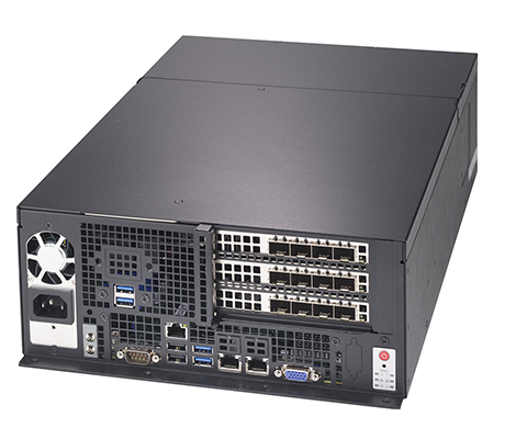 Supermicro E403-12P-FN2T front of server