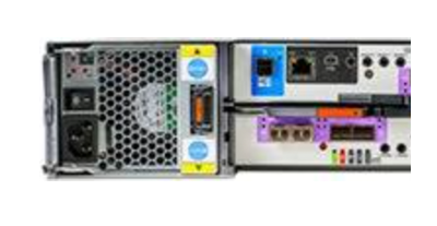 Exos X 2U12 rear Seagate Exos X 2U12 rear of system