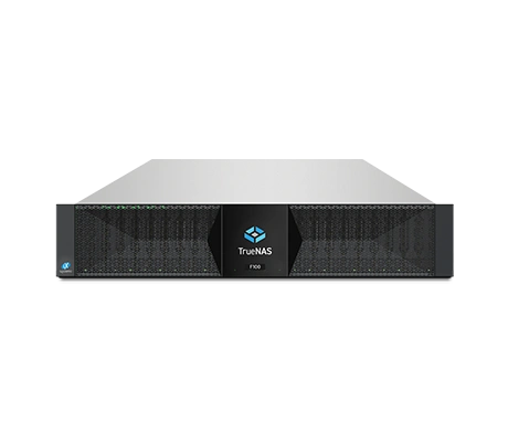TrueNAS F100 Storage side view