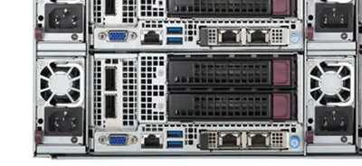 Supermicro SuperServer F521E3-RTB detail top
