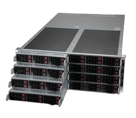 Supermicro F610P2-RTN front of server