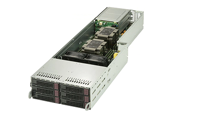 Supermicro FatTwin F629P3-RC1B Server node angle view Supermicro FatTwin F629P3-RC1B Server node angle view