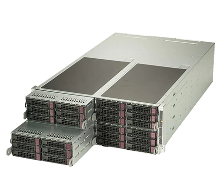 Supermicro F629P3-RTBN front of server