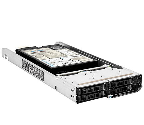 Dell FM120x4 4-bay chassis front perspective