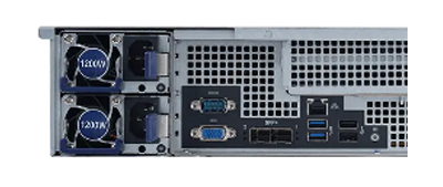 Gigabyte G221-Z30 rear view ports