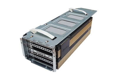 Gigabyte G292-Z44 GPUs in cage