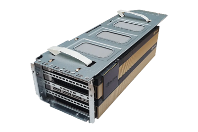 Gigabyte G292-Z45 GPUs in cage