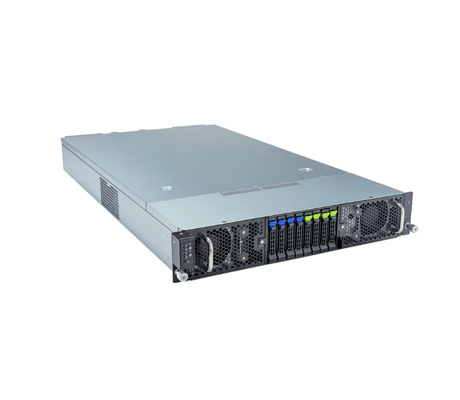 Gigabyte G293-S41 GPU Server side view