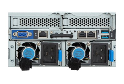 Gigabyte G293-S45 rear Gigabyte G293-S45 rear