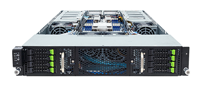Gigabyte G293-S46 front detail