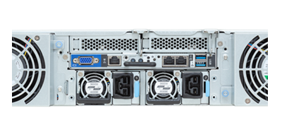 G294-S42 server rear Gigabyte G294-S42 rear ports