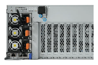 Gigabyte G481-H80 rear ports