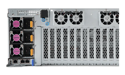 Gigabyte G481-HA0 rear ports