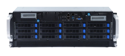 Gigabyte G492-H80 front panel view