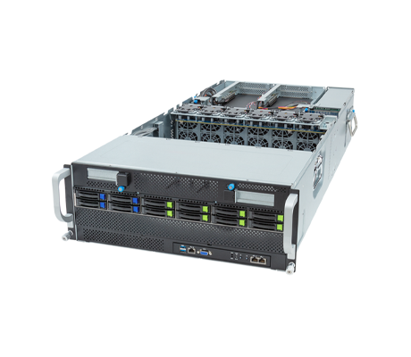 Gigabyte G493-ZB1 Server side view.