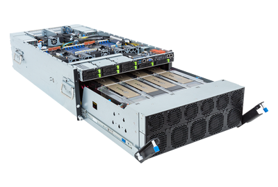 Gigabyte G593-SD1 GPU Server drawer for GPUs