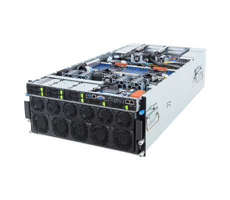 Gigabyte G593-SD2 Server side view.