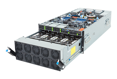 Gigabyte G593-SX1 GPU Server front view