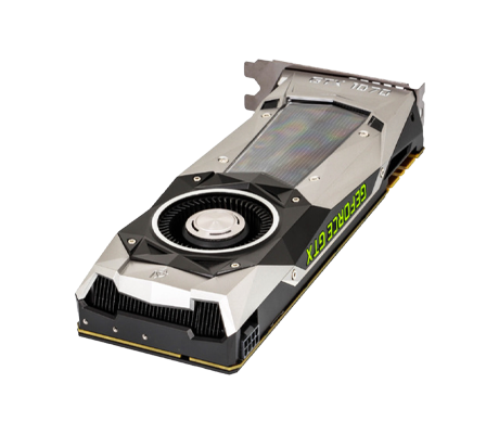NVIDIA GTX 1070 GPU side view
