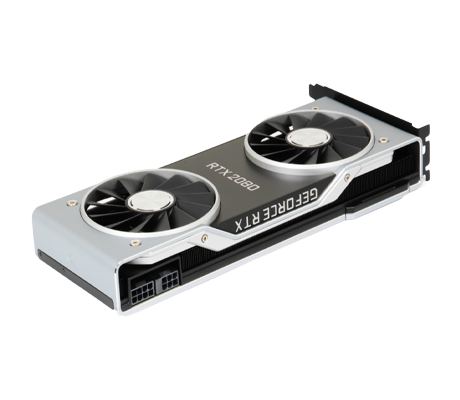NVIDIA RTX 2080 GPU side view