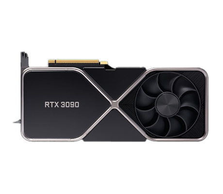 NVIDIA GeForce RTX 3090 GPU front view