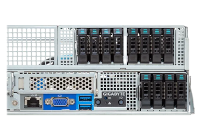 Gigabyte TO25-Z11-AA01 front panel drive bays