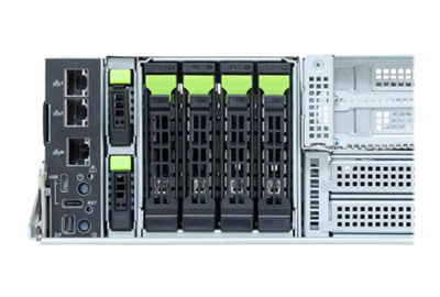 Gigabyte TO25-ZU4 Compute Node front drive bays