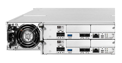 Infortrend EonStor GS 3024UT Storage rear view