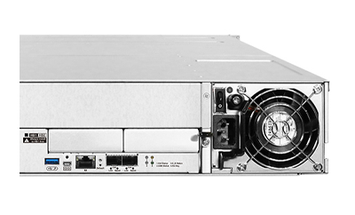 Infortrend GSe 3024U rear view GSe-3024u-5.png