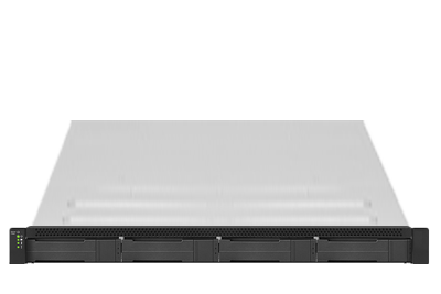 1U, 4x storage bays, single or redundant PSU