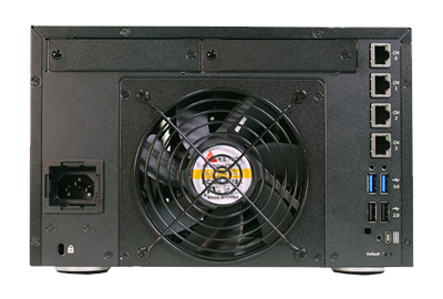 Infortrend GSe Pro 105 rear Infortrend EonStor GSe Pro 105 Storage rear view