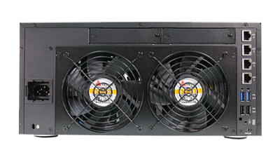 Infortrend EonStor GSe Pro 108 Storage rear view