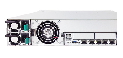 Infortrend EonStor GSe Pro 3008 Storage rear view