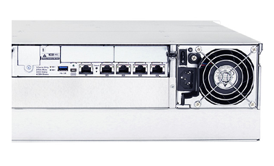 Infortrend GSe Pro 3016 rear Infortrend EonStor GSe Pro 3016 Storage rear view