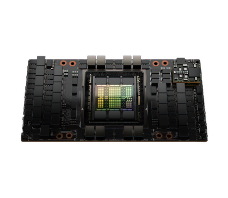 Nvidia H100 SXM5 GPU side view