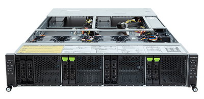 Gigabyte H233-Z80 front detail